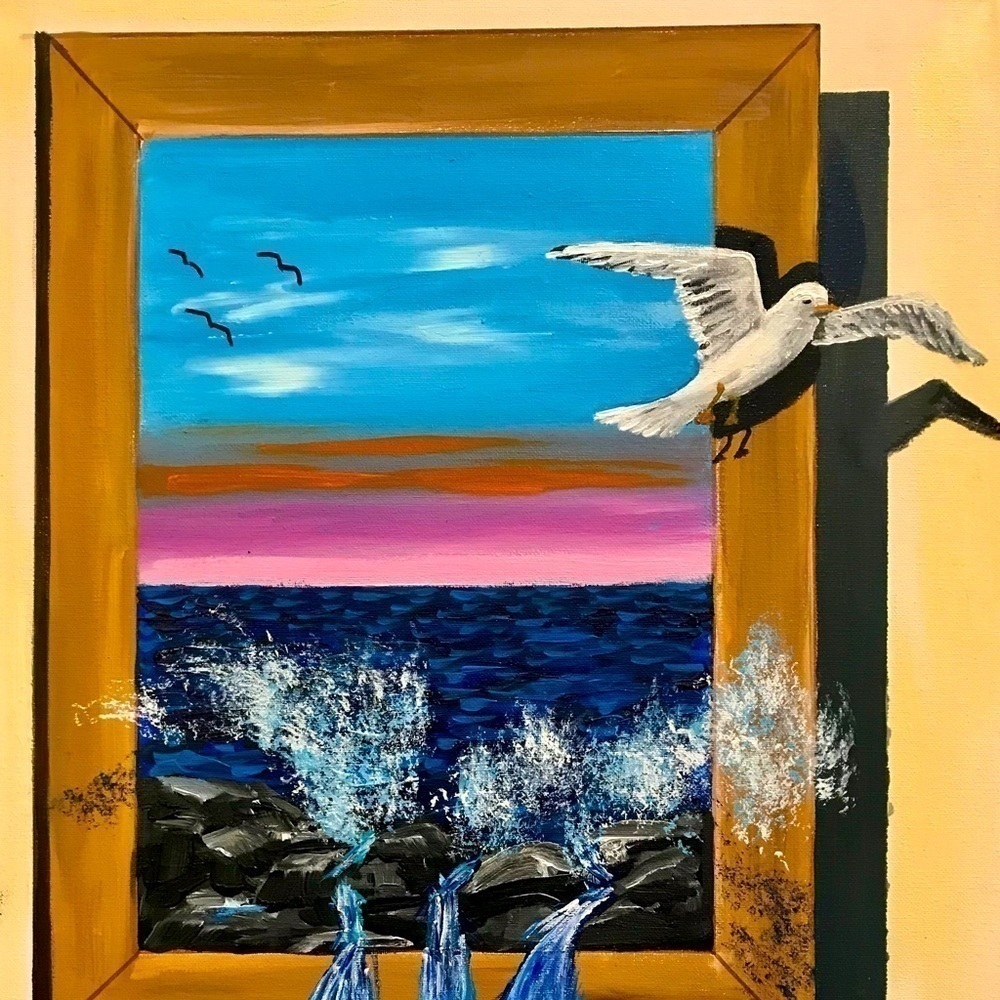 SALLY’S bird is flying home! 3D art